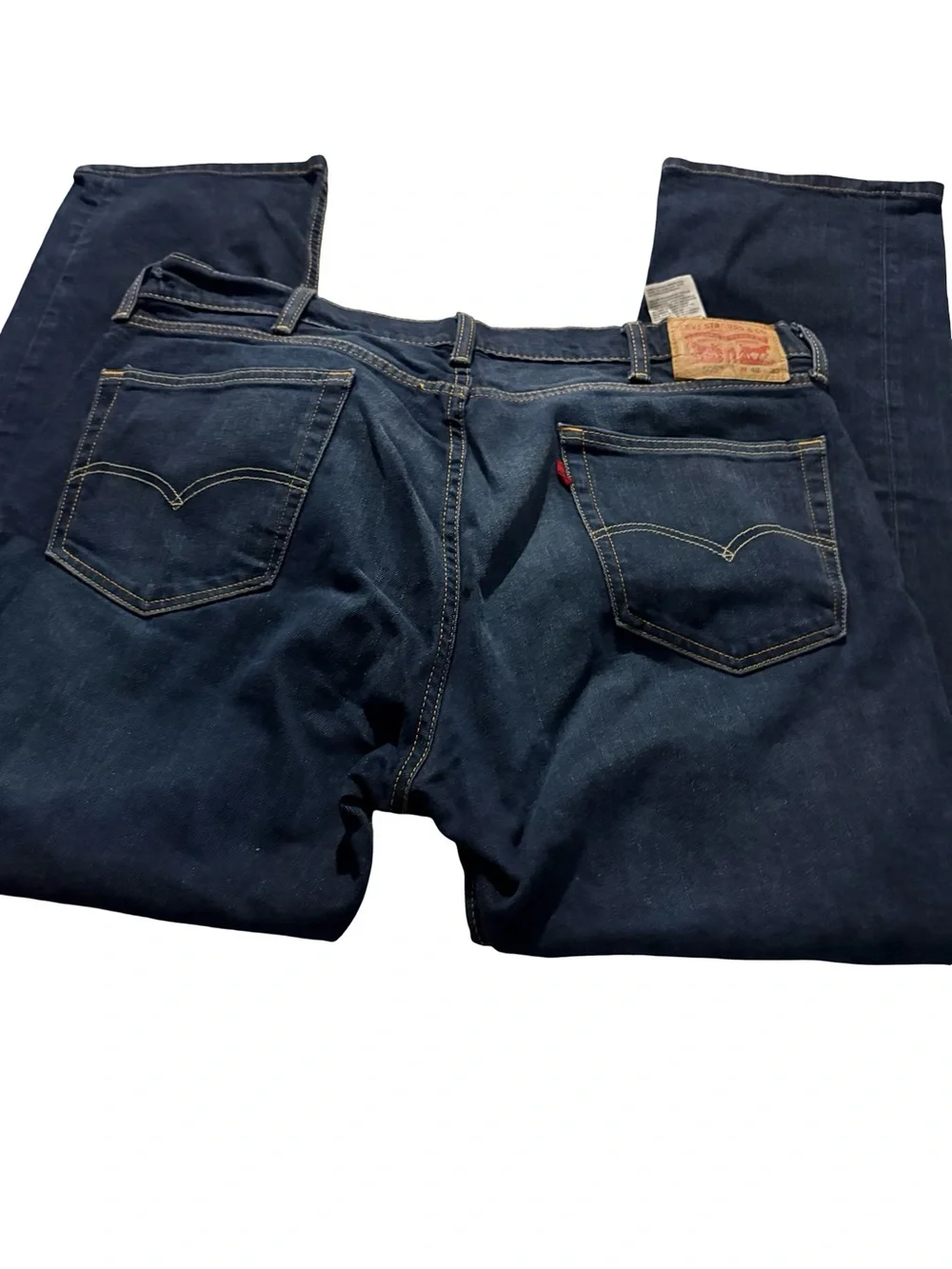 Levi's Men's Dark Indigo Straight Jeans